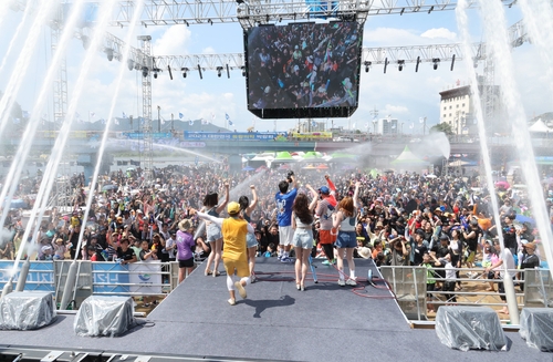 정남진 장흥 물축제 현장. (사진 장흥군)